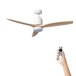 Cool Breeze Plafondventilator alma met verlichting Ø132cm 6 snelheden afstandsbediening -