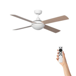 Ventiluxe Plafondventilator lore met verlichting Ø132cm 6 snelheden- afstandsbediening -