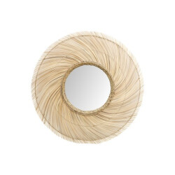 HSM Collection -ronde spiegel-90x5x90--bamboe