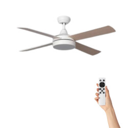 Ventiluxe Plafondventilator renzo met verlichting Ø132cm 6 snelheden afstandsbediening -
