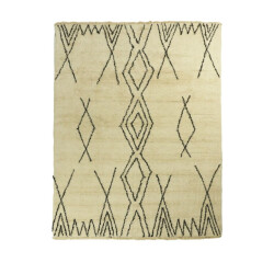 HSM Collection -vloerkleed dubbel ruit -160x230--katoen