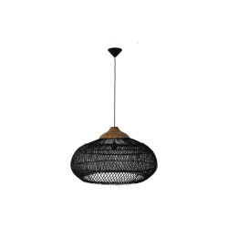 HSM Collection -hanglamp-65x65x40--rotan/teak