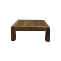 HSM Collection -vierkante tuinsalontafel aruba-80x80x30--teak