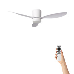 Ventiluxe Plafondventilator hermina met verlichting Ø132cm 6 snelheden- afstandsbediening -