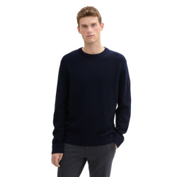 Tom Tailor Structured crewneck knit