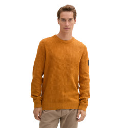 Tom Tailor Structured crewneck knit