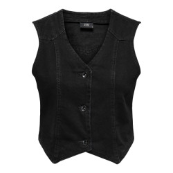 Jacqueline de Yong Jdycarry waistcoat dnm blk