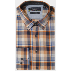 R.B. Boston Casual hemd lange mouw regular fit cotton 427670/22