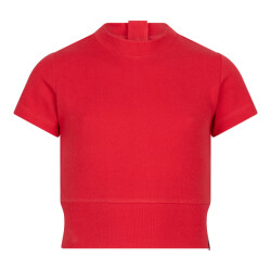 Indian Blue Meisjes t-shirt cropped poppy