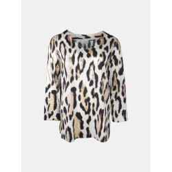 Mucho Gusto Blouse maldives in luipaardprint