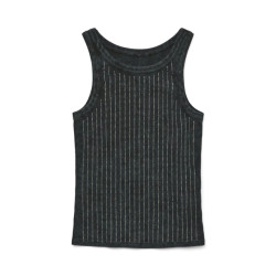 Vero Moda Vmmaiken rhinestone tanktop antraciet