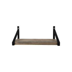 HSM Collection -wandplank -50x25x20--mango/metaal