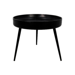 HSM Collection -ronde bijzettafel ventura-ø50x42--mango/metaal