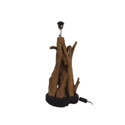 HSM Collection -tafellamp teak root-25x25x50--teak