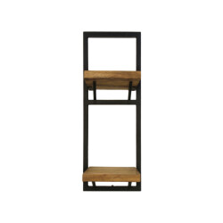 HSM Collection -wandplank levels -25x22x70--mango/metaal