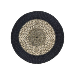 HSM Collection -vloerkleed malibu -ø100--raffia/zeegras