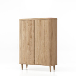 HSM Collection -wandkast dune 2 deur-120x50x160--eiken