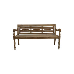 HSM Collection -tuinbank 3 zits-160x65x88/45--teak