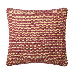 Sia Deco Rood jute vloerkussen 60x60