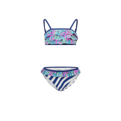 Just Beach Meisjes bikini ruffel tropical leaves