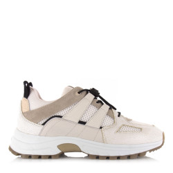 VIA VAI Danae colby vintage combi champagne lage sneakers dames