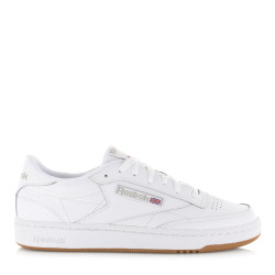 Reebok Club c 85 white/light grey/gum lage sneakers dames