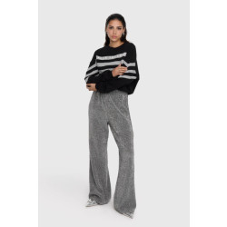 Alix The Label 2412104933 sequin crinkle pants