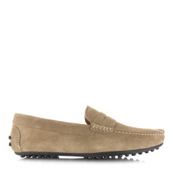 CTWLK. hugo corda suède loafers taupe loafers heren