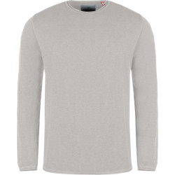 Kronstadt Pep cotton ks50062 grey mix heren crew neck trui