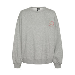 Vero Moda vmija maly ls sweat box jrs ga 10322552 light grey melange