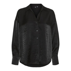 Vero Moda vmqueeny ls shirt wvn 10321154 black