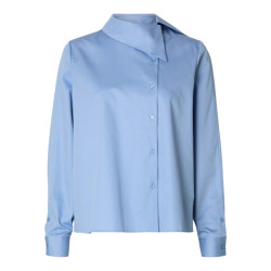 Selected Femme slfnelina ls buttoned cotton shirt 16095862 endless sky