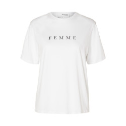 Selected Femme slfvilja ss printed tee w noos 16085609 -