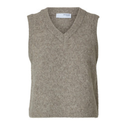 Selected Femme slfava knit vest 16095893 irish cream