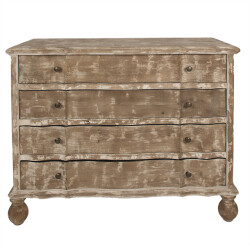 Clayre & Eef Dressoir 100x45x85 cm hout ladekast