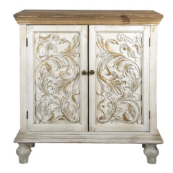 Clayre & Eef Dressoir 91x38x100 cm bruin hout wandkast