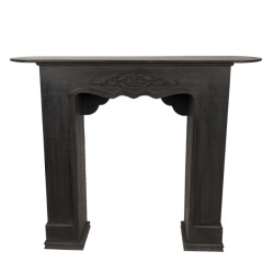 Clayre & Eef Schouw 125x28x101 cm hout rechthoek schoorsteenmantel