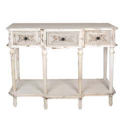 Clayre & Eef Sidetable 120x45x90 cm hout wandtafel