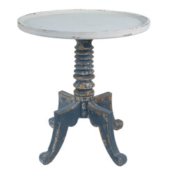Clayre & Eef Bijzettafel Ø 70x77 cm hout sidetable