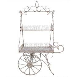 Clayre & Eef Planthouder 131x79x220 cm bruin ijzer plantenstandaard
