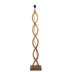 Clayre & Eef Vloerlamp 24x18x136 cm hout staande lamp