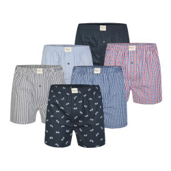 Phil & Co 6-pack wijde boxershorts heren d626 multipack