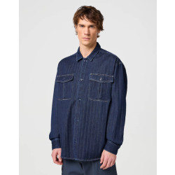 Wrangler Casey jones utility shirt indigo