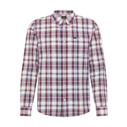 Lee Button down velvet beet