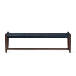 Jesper Home Echo echo kuwana indigo weave outdoor bankje espresso wood (160cm)