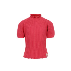 Looxs Revolution Zomer top meisjes s/s fancy kraag punch