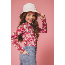 Looxs Revolution Longsleeve flower power voor meisjes in de kleur