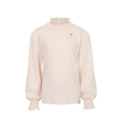 Looxs Revolution Zomer top meisjes jersey fancy crinkle milkshake