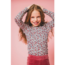 Looxs Revolution Longsleeve pointel katoen wildflower voor meisjes in de kleur