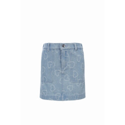 Looxs Revolution Zomer jeans rok meisjes bleach